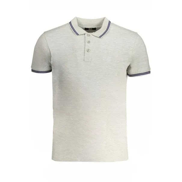 POLO HOMME CAVALLI CLASS GRIS MANCHES COURTES - CAVALLI CLASS