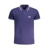CAVALLI POLO MANCHES COURTES HOMME CLASS BLEU - CAVALLI CLASS
