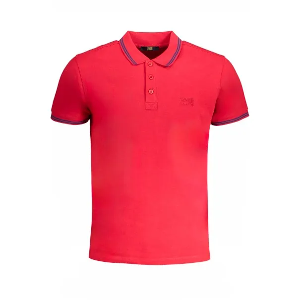 CAVALLI POLO MANCHES COURTES HOMME CLASS ROUGE - CAVALLI CLASS