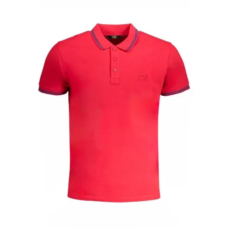 CAVALLI POLO MANCHES COURTES HOMME CLASS ROUGE - CAVALLI CLASS