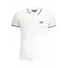 POLO HOMME CAVALLI CLASS BLANC MANCHES COURTES - CAVALLI CLASS