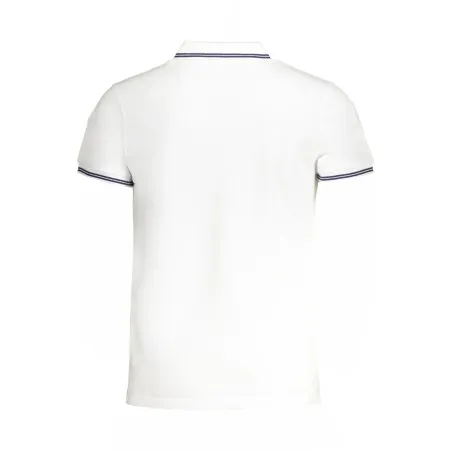 POLO HOMME CAVALLI CLASS BLANC MANCHES COURTES - CAVALLI CLASS
