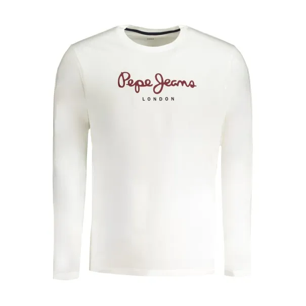 T-shirt blanc à manches longues Pepe Jeans pour homme - PEPE JEANS