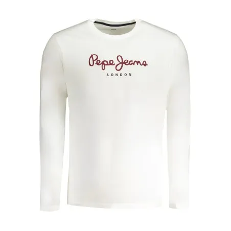 T-shirt blanc à manches longues Pepe Jeans pour homme - PEPE JEANS