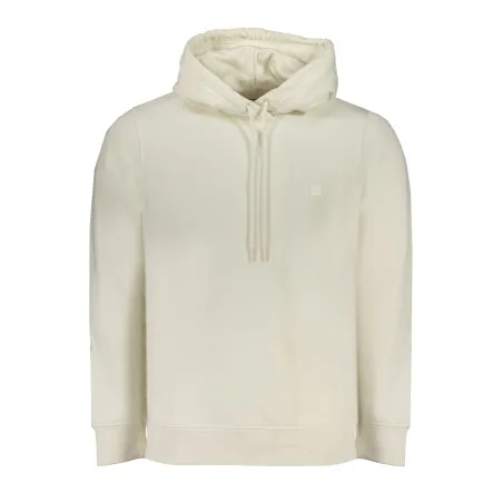 SWEAT-SHIRT SANS FERMETURE ÉCLAIR BLANC CALVIN KLEIN POUR HOMMES - CALVIN KLEIN