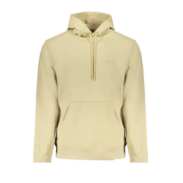 SWEAT-SHIRT SANS FERMETURE ÉCLAIR BEIGE CALVIN KLEIN POUR HOMMES - CALVIN KLEIN