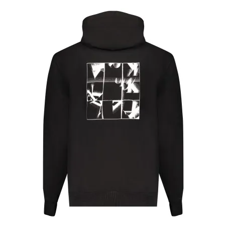 SWEAT-SHIRT SANS FERMETURE ÉCLAIR NOIR CALVIN KLEIN POUR HOMMES - CALVIN KLEIN