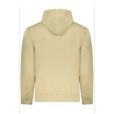 SWEAT-SHIRT SANS FERMETURE ÉCLAIR BEIGE CALVIN KLEIN POUR HOMMES - CALVIN KLEIN
