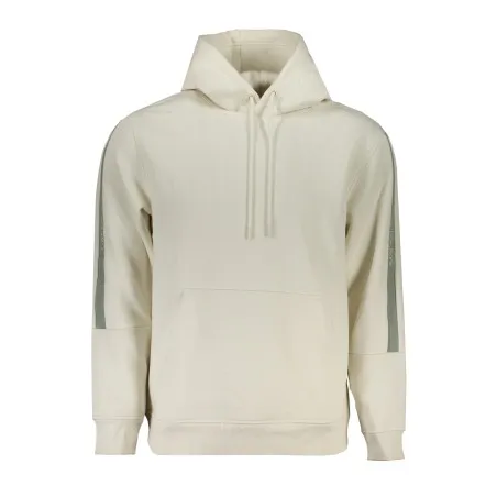 SWEAT-SHIRT SANS FERMETURE ÉCLAIR BLANC CALVIN KLEIN POUR HOMMES - CALVIN KLEIN