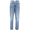 CALVIN KLEIN JEAN EN DENIM FEMME BLEU - CALVIN KLEIN