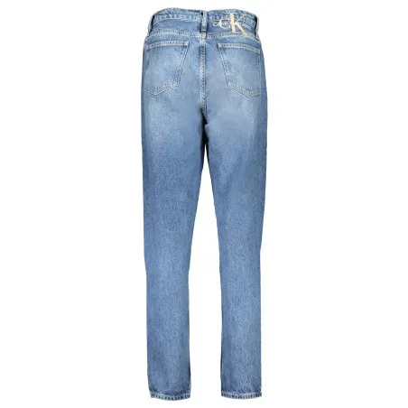 CALVIN KLEIN JEAN EN DENIM FEMME BLEU - CALVIN KLEIN