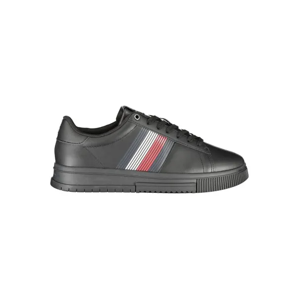 CHAUSSURES DE SPORT POUR HOMMES TOMMY HILFIGER NOIRES - TOMMY HILFIGER