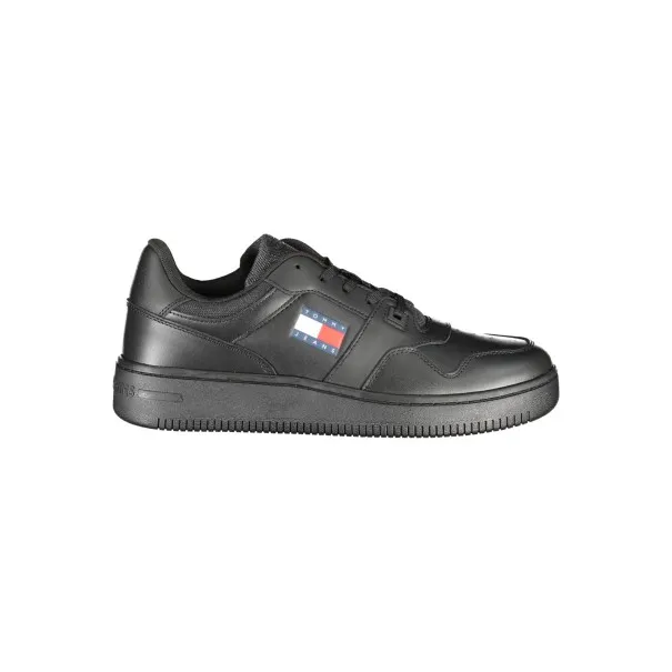 CHAUSSURES DE SPORT POUR HOMMES TOMMY HILFIGER NOIRES - TOMMY HILFIGER