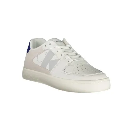 CHAUSSURES DE SPORT POUR HOMMES CALVIN KLEIN BLANCHES - CALVIN KLEIN