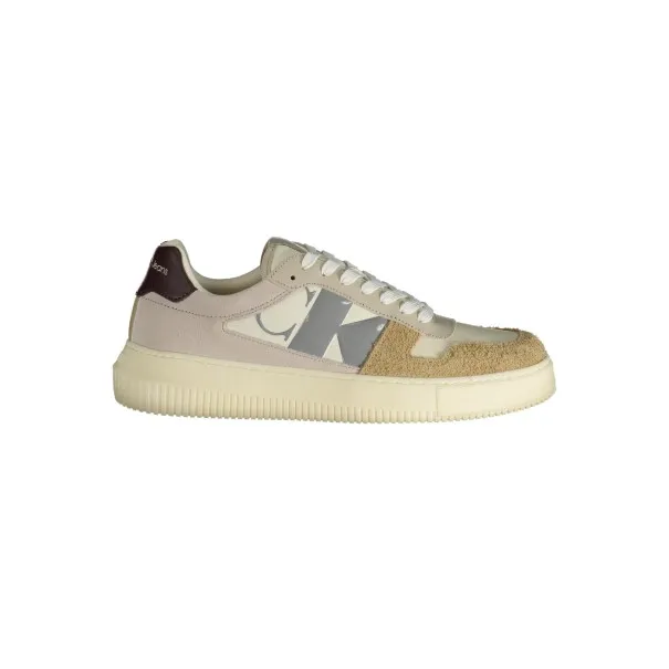 CHAUSSURES DE SPORT POUR HOMMES CALVIN KLEIN BEIGE - CALVIN KLEIN