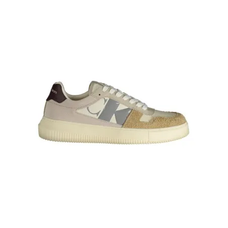 CHAUSSURES DE SPORT POUR HOMMES CALVIN KLEIN BEIGE - CALVIN KLEIN