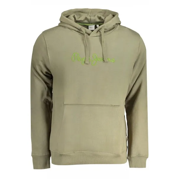 SWEAT-SHIRT SANS FERMETURE ÉCLAIR POUR HOMME PEPE JEANS VERT - PEPE JEANS