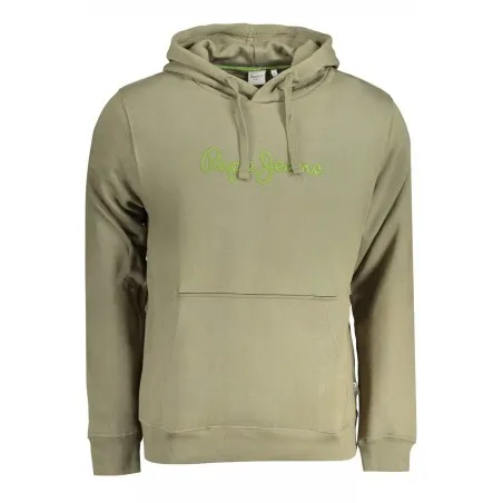 SWEAT-SHIRT SANS FERMETURE ÉCLAIR POUR HOMME PEPE JEANS VERT - PEPE JEANS
