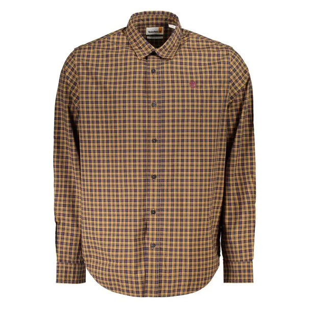 TIMBERLAND CHEMISE À MANCHES LONGUES JAUNE POUR HOMME - TIMBERLAND