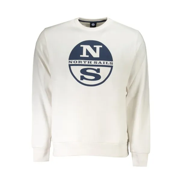SWEAT-SHIRT SANS FERMETURE ÉCLAIR BLANC NORTH SAILS POUR HOMMES - NORTH SAILS