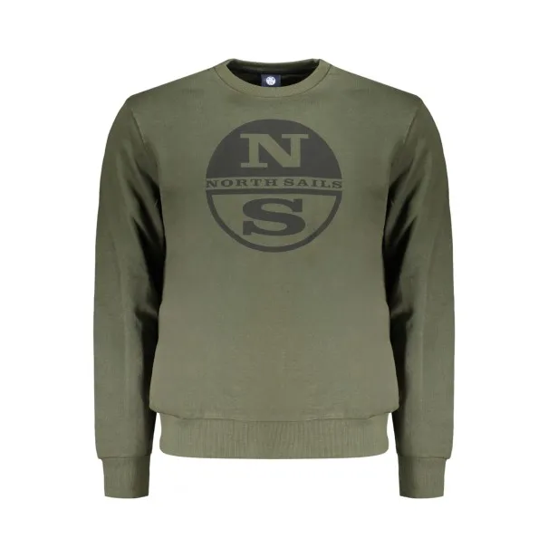 SWEAT-SHIRT SANS FERMETURE ÉCLAIR POUR HOMME VERT NORTH SAILS - NORTH SAILS