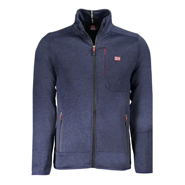 SWEAT-SHIRT ZIPPÉ HOMME NORVÈGE 1963 BLEU - NORWAY 1963