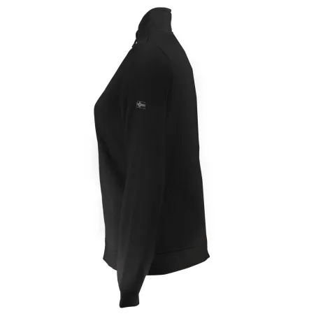 NORVÈGE 1963 SWEAT-SHIRT ZIPPÉ NOIR FEMME - NORWAY 1963