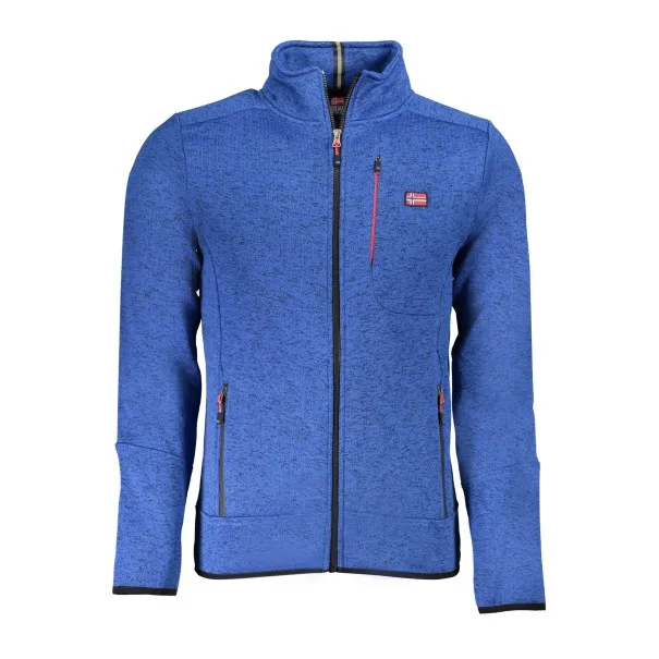SWEAT-SHIRT ZIPPÉ HOMME NORVÈGE 1963 BLEU - NORWAY 1963