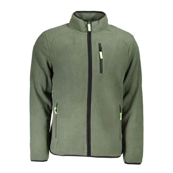 NORVÈGE 1963 SWEAT-SHIRT ZIPPÉ VERT POUR HOMME - NORWAY 1963