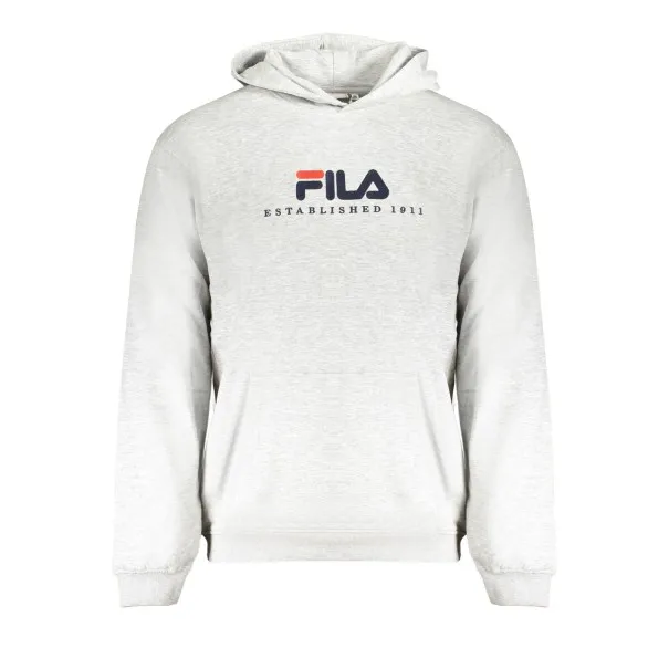 SWEAT-SHIRT FILA SANS FERMETURE ÉCLAIR GRIS POUR HOMMES - FILA