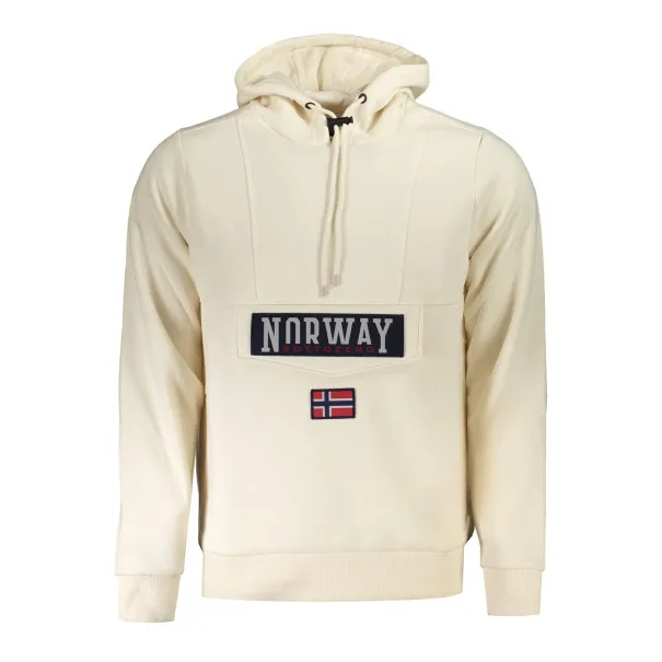 NORVÈGE 1963 SWEAT-SHIRT SANS FERMETURE ÉCLAIR HOMME BEIGE - NORWAY 1963