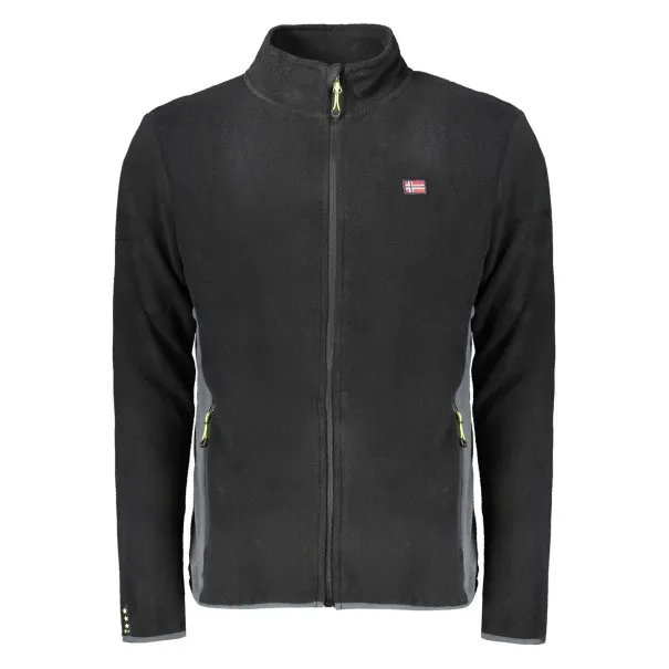 NORVÈGE 1963 SWEAT-SHIRT ZIPPÉ NOIR POUR HOMME - NORWAY 1963