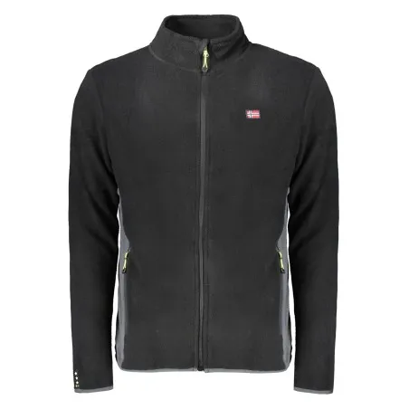 NORVÈGE 1963 SWEAT-SHIRT ZIPPÉ NOIR POUR HOMME - NORWAY 1963
