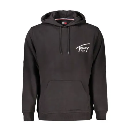 SWEAT-SHIRT SANS FERMETURE ÉCLAIR NOIR TOMMY HILFIGER POUR HOMMES - TOMMY HILFIGER
