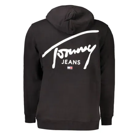 SWEAT-SHIRT SANS FERMETURE ÉCLAIR NOIR TOMMY HILFIGER POUR HOMMES - TOMMY HILFIGER