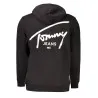 SWEAT-SHIRT SANS FERMETURE ÉCLAIR NOIR TOMMY HILFIGER POUR HOMMES - TOMMY HILFIGER