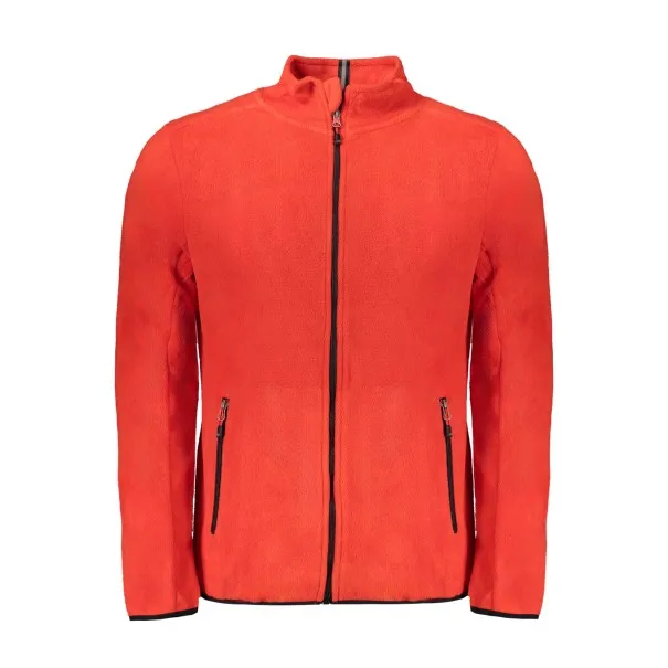 NORVÈGE 1963 SWEAT-SHIRT ZIPPÉ ROUGE POUR HOMME - NORWAY 1963