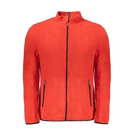 NORVÈGE 1963 SWEAT-SHIRT ZIPPÉ ROUGE POUR HOMME - NORWAY 1963