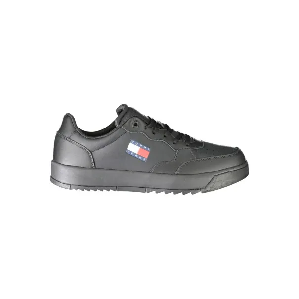 CHAUSSURES DE SPORT POUR HOMMES TOMMY HILFIGER NOIRES - TOMMY HILFIGER