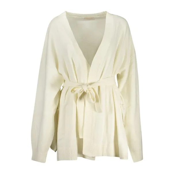 GUESS JEANS CARDIGAN FEMME BLANC - GUESS JEANS