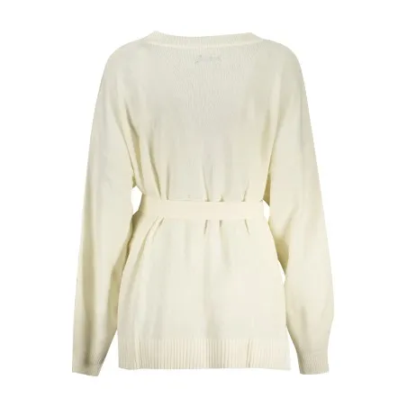 GUESS JEANS CARDIGAN FEMME BLANC - GUESS JEANS