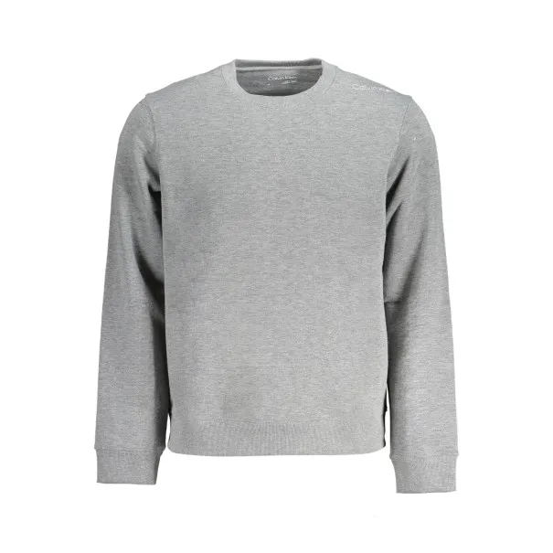 SWEAT-SHIRT SANS FERMETURE ÉCLAIR GRIS CALVIN KLEIN POUR HOMMES - CALVIN KLEIN