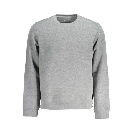 SWEAT-SHIRT SANS FERMETURE ÉCLAIR GRIS CALVIN KLEIN POUR HOMMES - CALVIN KLEIN