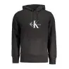 SWEAT-SHIRT SANS FERMETURE ÉCLAIR NOIR CALVIN KLEIN POUR HOMMES - CALVIN KLEIN