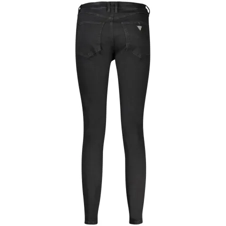 GUESS JEANS JEANS DENIM FEMME NOIR - GUESS JEANS