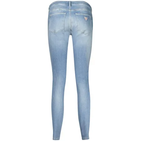 GUESS JEANS JEAN EN DENIM FEMME BLEU - GUESS JEANS