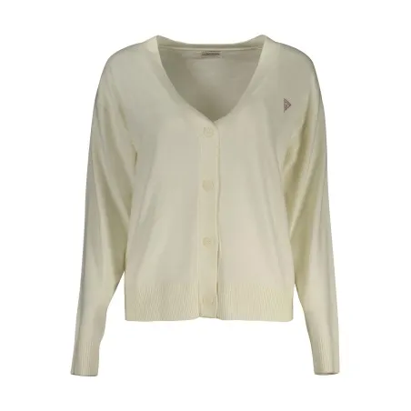 GUESS JEANS CARDIGAN FEMME BLANC - GUESS JEANS