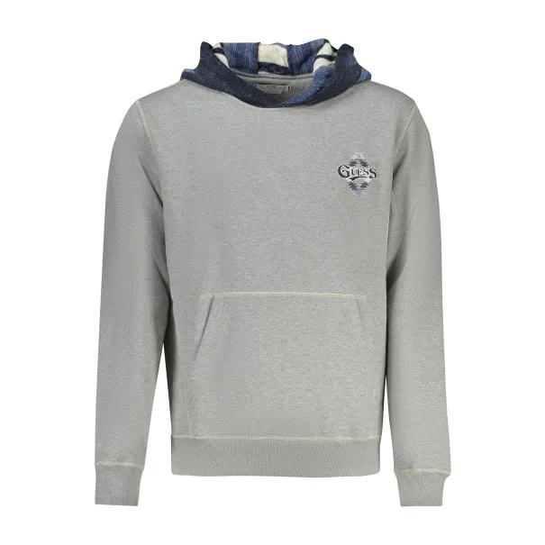 SWEAT-SHIRT GUESS JEANS SANS ZIP HOMME GRIS - GUESS JEANS