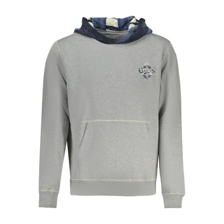 SWEAT-SHIRT GUESS JEANS SANS ZIP HOMME GRIS - GUESS JEANS