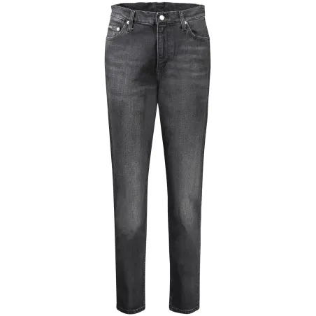 CALVIN KLEIN JEANS DENIM FEMME NOIR - CALVIN KLEIN